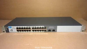HP 1810G-24 ProCurve Layer 2 24x Gigabit Ports + 2x SFP Switch Fanless J9450A - Bild 1 von 2