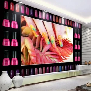 Fotomural no tejido papel pintado de pared murales esmalte de uñas moderno estudio de uñas 11602 - Imagen 1 de 2