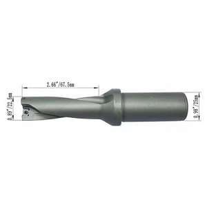 Φ22.5-3D-C25 WC/SP/WD Indexable Drill 25mm SP U drill C25-22.5-3D,For SPMG07T308 - Picture 1 of 10