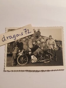 Foto Osten Polen Technik Kfz Zündapp Krad,Kradmelder+Kennung+Soldaten+Spass+orig - Bild 1 von 7