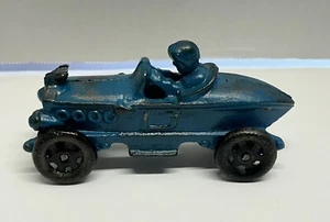 Réplica de coche de carreras de hierro fundido Enesco The Vintage Collection años 30 BLUE RACER - Imagen 1 de 6
