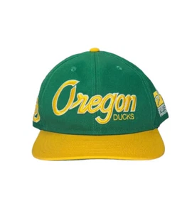 Vintage 90s Sports Specialties Oregon Duck Script SnapBack Hat NWOT RARE - Picture 1 of 9