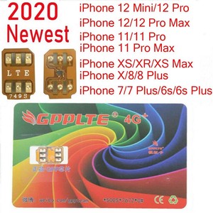 GPPLTE 4G+ Unlock Turbo Sim Card For iPhone 12 Pro Max 11 XS XR 8/7 Plus 6S Plus