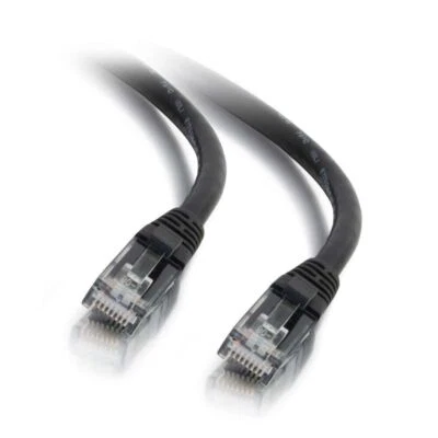 C2G 27151 3FT (36") CAT6 Snagless Gigabit BLACK RJ45 UTP Network Ethernet Cable - Image 1 of 2