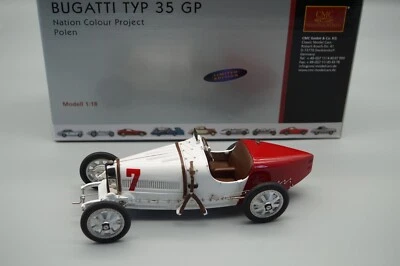 1:18 Bugatti T35 Nation Color  - Polen #7 CMC M-100 003  -pre-owned-TS485 - Bild 1 von 4