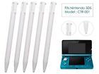 5 x WHITE Stylus for the Nintendo 3DS Console Plastic Replacement Parts Pen part