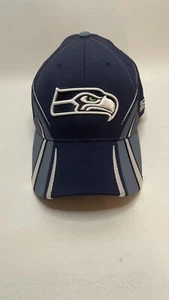 Seattle Seahawks Reebok Authentic NFL Sideline Flex Hat Cap L/XL EUC - Picture 1 of 12