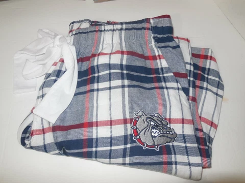 New Women's Gonzaga Bulldogs Breakout Flannel Sleep Pant NCAA Size Medium Cover