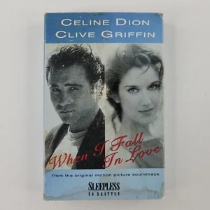 Celine Dion Clive Griffin When I Fall in Love Cassette Tape Single Sleepless - Picture 1 of 6