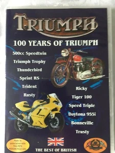 100 YEARS OF TRIUMPH DVD - Picture 1 of 3