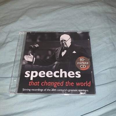 Speeches That Changed the World (CD) Quercus Churchill Mandela Roosevelt King Foto 1 de 4