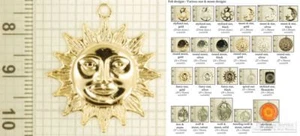 Sonne & Mond Deko Anhänger, verschiedene Designs & Schlüsselanhänger Optionen - Bild 1 von 6