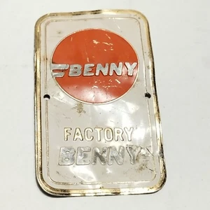NOS Head Tube Badges BENNY ALLOY BIKE VINTAGE - Picture 1 of 7