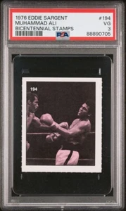 MUHAMMAD ALI 1976 EDDIE SARGENT BICENTENNIAL STAMPS #194 PSA 3 (POP 8) - Picture 1 of 2