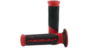 FITS DUCATI MOTORCYCLE BIKE GRIPS PROGRIP GEL RED / BLACK PG732 732 - Picture 1 of 3