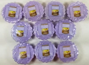 Yankee Candle Tarts: LEMON LAVENDER Wax Melts Lot of 10 Purple New Tangy Floral - Picture 1 of 2