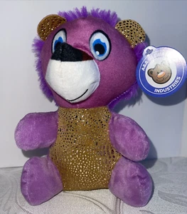 A & A Global Ind. "Juguete de peluche de peluche de oro púrpura para niños de 8" - Imagen 1 de 9
