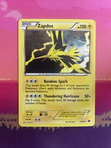 Pokemon Karte Zapdos Next Destinies Cosmo Holo Rare 41/99 Near Mint - Bild 1 von 2