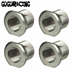 4 PACK Stainless Steel Adapter Muzzle Thread Convert 1/2x28 TPI to 5/8x24 TPI - Picture 1 of 5