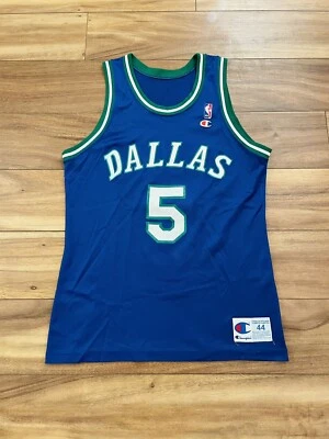 Camiseta deportiva vintage de los 90 Jason Kidd #5 campeón de los Dallas Mavericks talla 44 EE. UU. Foto 1 de 4