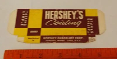 ** Vintage - RARE - HERSHEYS CHOCOLATE Sample Box - Hershey, Pa - UNUSED  * - Image 1 of 2
