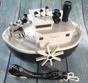 Steamboat Willie "Mickey Mouse" Disneyland cubo palomitas TOKIO DISNEY RESORT 01 - Imagen 1 de 2
