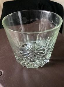 Princess House Crystal Ice Bucket Heritage Etched RARE SOFT GREEN HUE #0488 5.5” - Picture 1 of 14