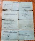 ANTIQUE WW1 US ARMY HONORABLE DISCHARGE & ENLISTMENT PAPERS US SOLDIER BLUE RARE