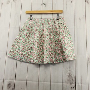 Vintage Lilly Pulitzer Skirt Girls Multicolor Floral Pleated Short Cotton Lined - Picture 1 of 9