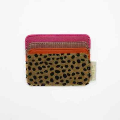 Disaster Designs Animal Cheetah Print Card Holder