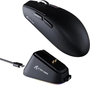 ATTACK SHARK G3PRO Gaming Mouse with Magnetic Charging Dock, PixArt PAW3311 Gami - Afbeelding 1 van 8