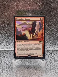 Marauding Raptor - R - Magic The Gathering -MTG M20 Core Set - Dinosaur - Picture 1 of 4