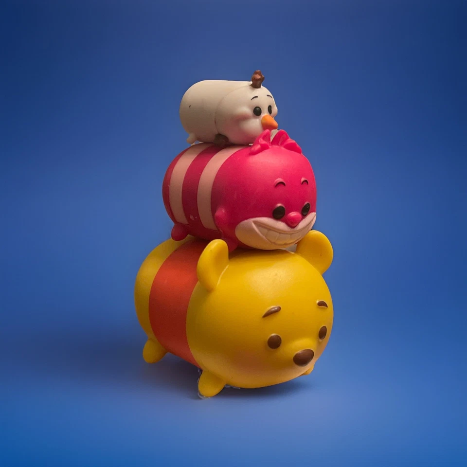 2016 JAKKS Tsum Tsum 3-Pack Figures: Olaf/Cheshire Cat/Winnie the Pooh - Image 1 of 1