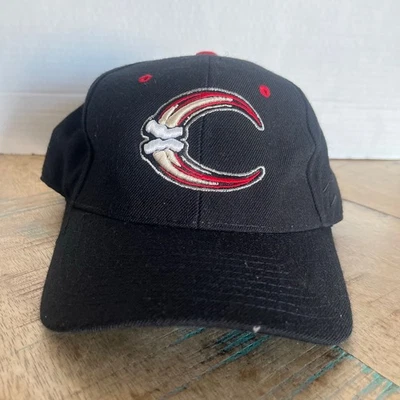 Cannibals Black Hat Zephyr Adult Size 6 7/8 Fitted Hat Baseball Cap - Image 1 of 4