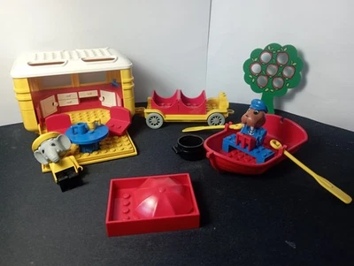 LEGO Fabuland 3680 - Camping Caravan / Camping en Caravane - Incomplet - Photo 1/4