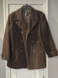 Vintage GAP Cordjacke Pea Coat Wide Wale Damen Medium. Gut. - Bild 1 von 8