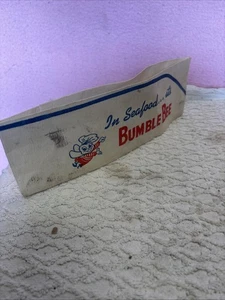 Vintage American Seafood Diner Bumble Bee Paper Hat - Picture 1 of 16