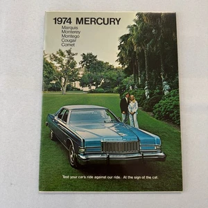 1974 Mercury Car Sales Brochure Catalog Marquis Montego Cougar Comet Monterey - Picture 1 of 18