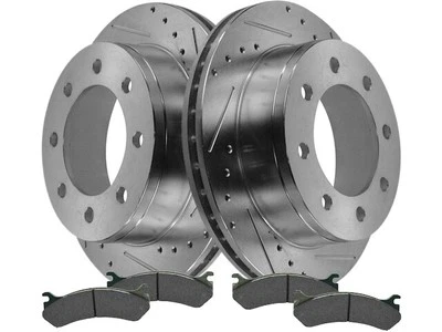 Kit de pastillas de freno trasero y rotor 74GG79S para GMC Yukon XL 2500 2001-2006, 2008-2010 Foto 1 de 2