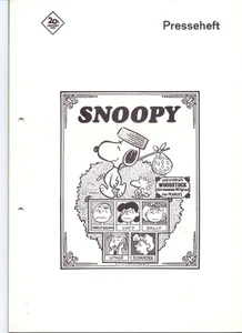 Snoopy und ertmals Woodstock das neueste Mitglied der Peanuts - Presseheft - Picture 1 of 1