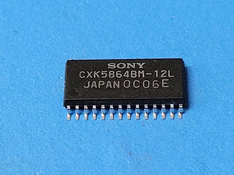 (2 PIEZAS) CXK5864BM-12L SONY Standard SRAM, 8KX8, 120ns, CMOS, SOIC28 Foto 1 de 1