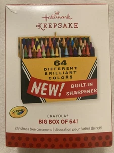 2013 Hallmark Andenken Ornament CRAYOLA BUNTSTIFTE GROSSE BOX MIT 64! Brillante Farben  - Bild 1 von 8