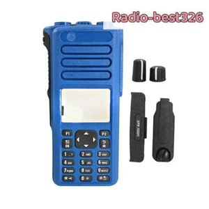 Blue Front Housing Case Cover Kit For DGP8550E XPR7550E DP4800E Two Way Radio - Zdjęcie 1 z 4