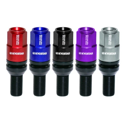 Aluminum For BMW 1992-2022 M14x1.5 Close End Conical Seat Lug Bolt 23mm 5 colors - Image 1 of 3