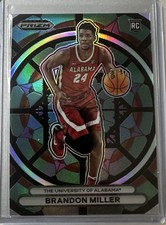 2023 Prizm Brandon Miller Stained Glass Rookie Card