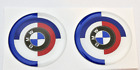 2 Pcs X Bmw Motosport Sticker (Ø 82Mm ) Bmw Accessory, Decal, 3D, Domed Sticker