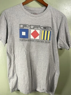 Camiseta Columbia Performance Equipo de Pesca Para Hombre M Gris Manga Corta Foto 1 de 4