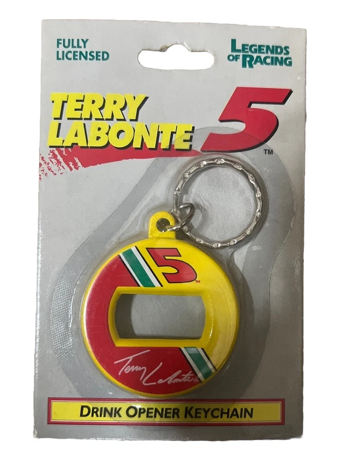 1998 Vintage Legends of Racing Terry Labonte 5 Bottle Opener Keychain Nascar - Image 1 of 2