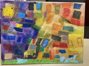 Bunte Outsider Kunst von Joel - Bild 1 von 6