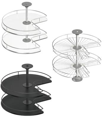Häfele Rinconera Drehbeschlag Armario Cocina Carrusel Dreiviertelkreis 714MM - Imagen 1 de 4